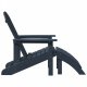 Sonata H Adirondack столове с подложки 2 бр Нейви син HDPE