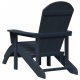 Sonata H Adirondack столове с подложки 2 бр Нейви син HDPE