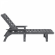 Sonata H Шезлонги 2 бр Светлосиво 162x53x98.5 см HDPE