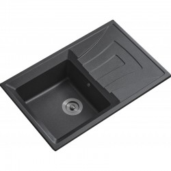 Гранитна мивка ICGS 8104 BLACK - Interceramic