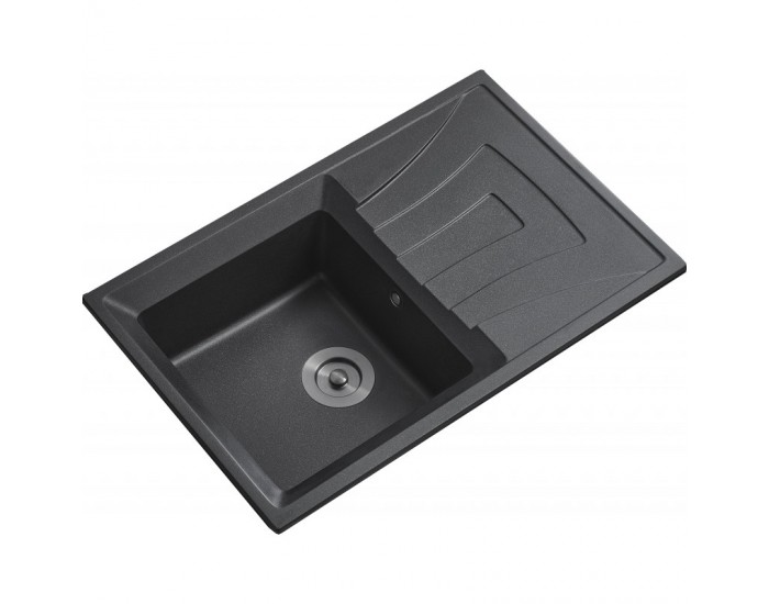 Гранитна мивка ICGS 8104 BLACK