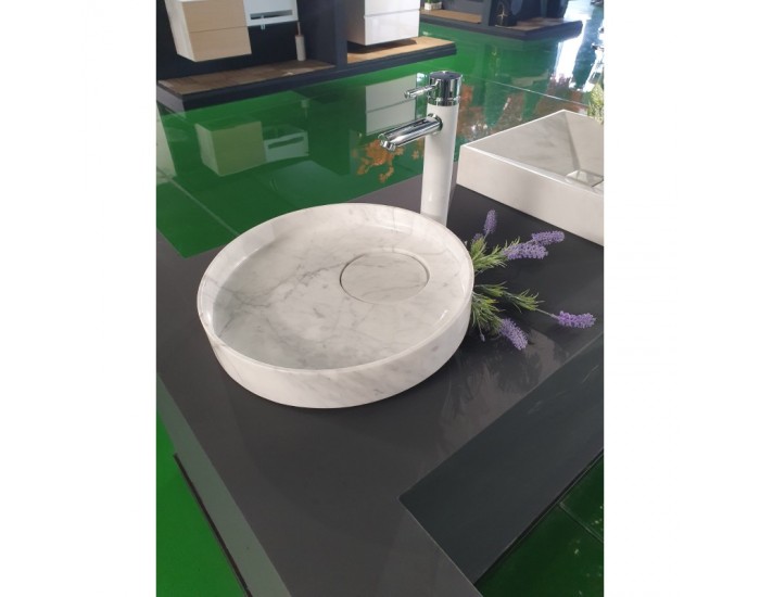 УМИВАЛНИК 43*43*9 CARRARA WHITE BASIN