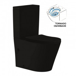Моноблок ICC 6335MB TORNADO BLACK - Vase WC monobloc, vase WC, bideuri și rezervoare