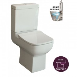 МОНОБЛОК 5583P DANTE COMPACT ЗАДНО ОТТИЧАНЕ - Vase WC monobloc, vase WC, bideuri și rezervoare