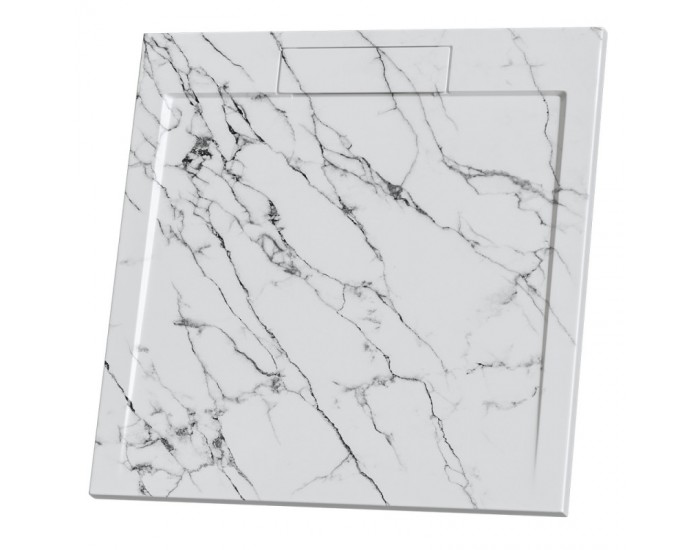 Поддушово корито MARBLE TEXTURE ICST 8080MB-1