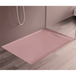 Поддушово корито MARBLE TEXTURE ICST 12080PINK - Cabine de duș, cădițe și paravane