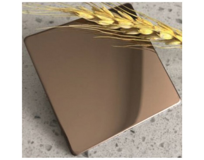 ДЕКОРАТИВНИ ПАНЕЛИ ОТ НЕРЪЖДАЕМА СТОМАНА >> IC 9821 8K MIRROR ROSE GOLD