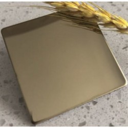 ДЕКОРАТИВНИ ПАНЕЛИ ОТ НЕРЪЖДАЕМА СТОМАНА >> IC 9829 8K MIRROR CHAMPAGNE GOLD - Interceramic
