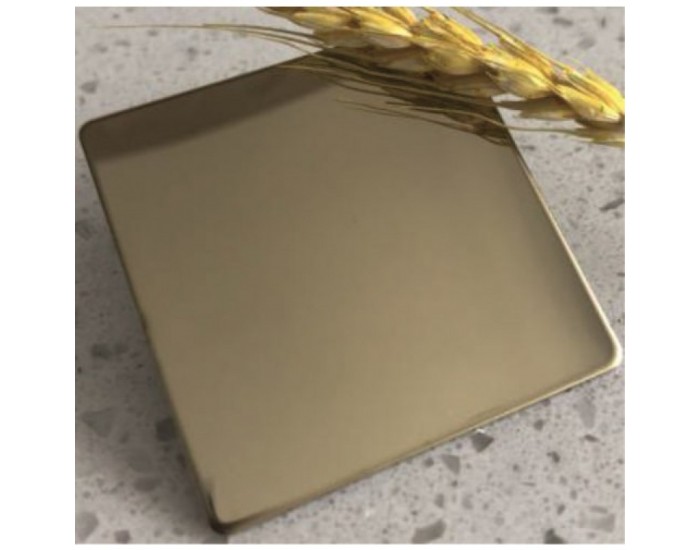 ДЕКОРАТИВНИ ПАНЕЛИ ОТ НЕРЪЖДАЕМА СТОМАНА >> IC 9829 8K MIRROR CHAMPAGNE GOLD