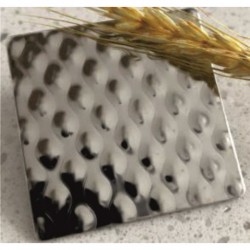 ДЕКОРАТИВНИ ПАНЕЛИ ОТ НЕРЪЖДАЕМА СТОМАНА >> IC 9867 8K 6WL РЕЛЕФНО СРЕБРО - Interceramic