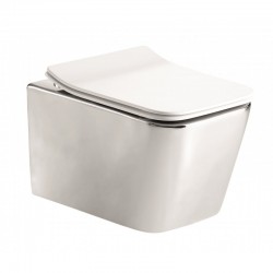 Конзолна тоалетна чиния ICC 5135 CHROME - Vase WC monobloc, vase WC, bideuri și rezervoare