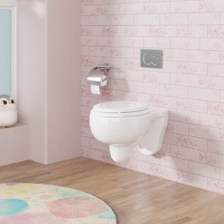 МИНИ ДЕТСКА СТЕННА ТОАЛЕТНА ЧИНИЯ 4531 - Vase WC monobloc, vase WC, bideuri și rezervoare