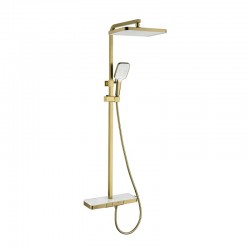 ДУШ СИСТЕМА С ТЕРМОСТАТ 6703BRUSH GOLD - Sisteme de duș și panouri cu hidromasaj