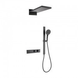 DEVONTE MATT BLACK СМЕСИТЕЛ ЗА ВГРАЖДАНЕ ЗА ДУШ 634578MB - Lavoare și baterii
