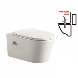 Конзолна тоалетна чиния ICC 3755W BIDET LUX - Vase WC monobloc, vase WC, bideuri și rezervoare