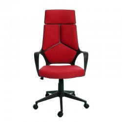 Директорски стол Force Black, дамаска, червен - Scaune de birou