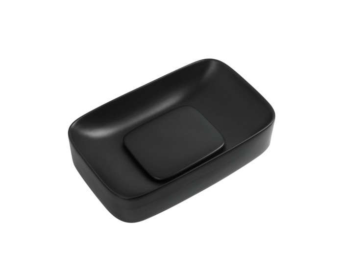 ПОРЦЕЛАНОВ УМИВАЛНИК CARLINO 901MB ЧЕРЕН МАТ