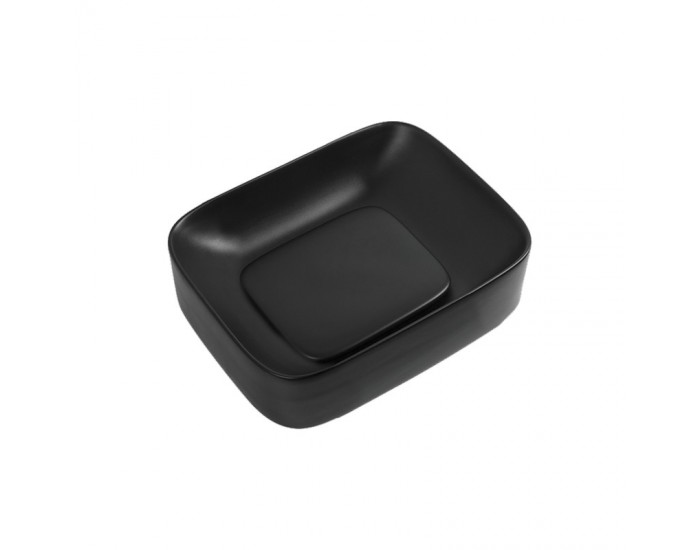 ПОРЦЕЛАНОВ УМИВАЛНИК LUDANO 902MB S ЧЕРЕН МАТ
