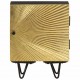 Sonata H Нощно шкафче с месингова предна част 40x30x50 см манго масив