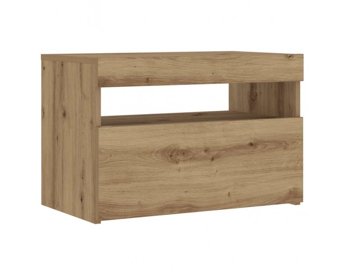Sonata H Нощно шкафче с LED светлини Artisan Oak 60x35x40 cm