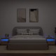 Sonata H Нощно шкафче с LED светлини Artisan Oak 60x35x40 cm