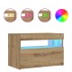 Sonata H Нощно шкафче с LED светлини Artisan Oak 60x35x40 cm