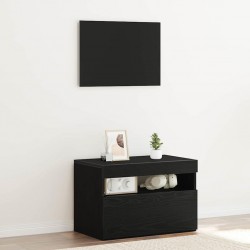 Sonata H Нощен шкаф Черен дъб 60 x 35 x 40 см Инженерно дърво - Noptiere