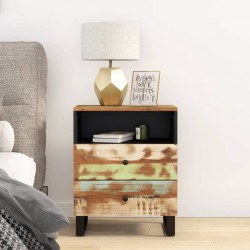 Sonata H Нощно шкафче 50x33x62 см масивно регенерирано и инженерно дърво - Noptiere