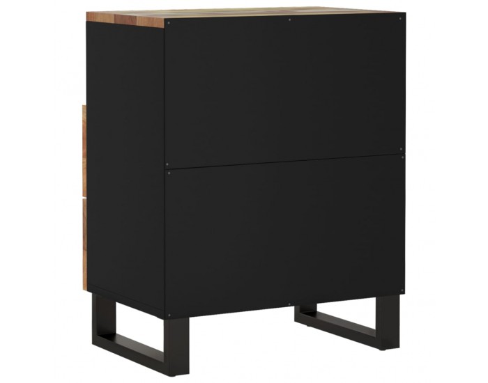 Sonata H Нощно шкафче 50x33x62 см масивно регенерирано и инженерно дърво
