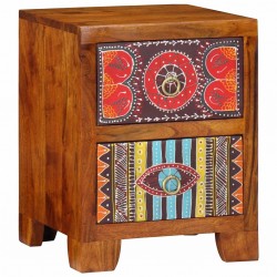 Sonata H Нощно шкафче 35x35x45 cm масивна дървесина акация - Noptiere