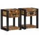 Sonata H Нощен шкаф с чекмедже 2 pcs Многоцветен 40 x 35 x 50 см