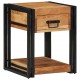 Sonata H Нощен шкаф 2 pcs Кафяво 40 x 40 x 50 cm Акациево дърво масив