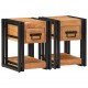 Sonata H Нощен шкаф 2 pcs Кафяво 30 x 30 x 40 cm Акациево дърво масив