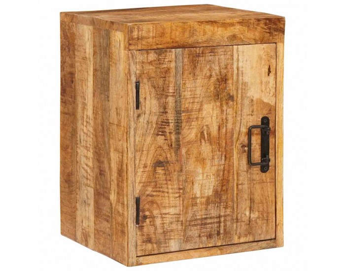 Sonata H Нощно шкафче Кафяво 35 x 33 x 48 см Солидно мангово дърво