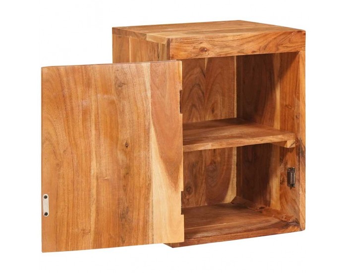 Sonata H Нощно шкафче Кафяво 35 x 33 x 48 см Солидно дърво акация