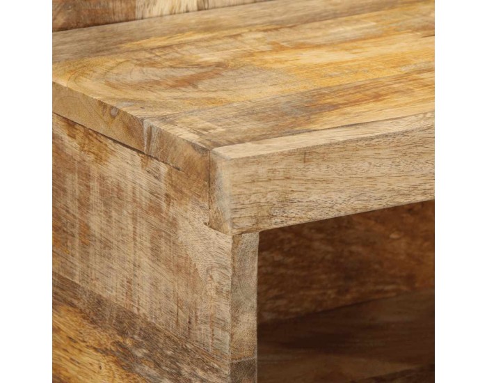 Sonata H Нощно шкафче 50x27x50 cm Масивна груба дървесина Манго