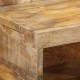 Sonata H Нощно шкафче 50x27x50 cm Масивна груба дървесина Манго
