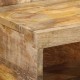 Sonata H Нощно шкафче 50x27x50 cm Масивна груба дървесина Манго