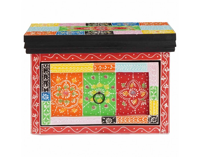 Sonata H Нощен шкаф с чекмедже Многоцветен 40 x 30 x 28 см