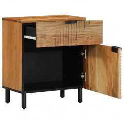 Sonata H Нощен шкаф Кафяво 50 x 33 x 60 см Акациево дърво масив - Noptiere