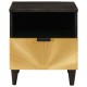 Sonata H Нощно шкафче с чекмедже 2 pcs Черен и златен 40 x 33 x 46 см