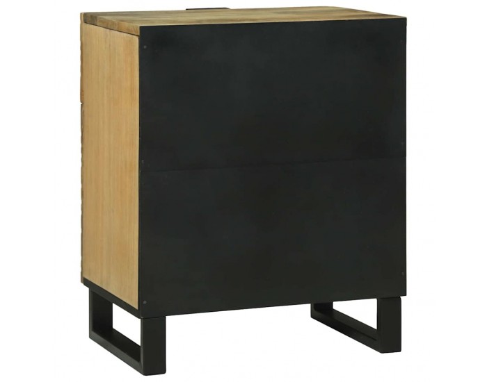 Sonata H Нощен шкаф Кафяво 50 x 33 x 60 см мангово дърво масив