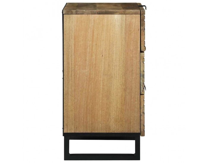 Sonata H Нощен шкаф Кафяво 50 x 33 x 60 см мангово дърво масив