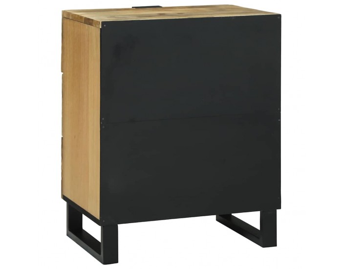 Sonata H Нощен шкаф Кафяво 50 x 33 x 60 см мангово дърво масив