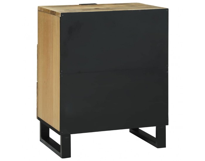 Sonata H Нощен шкаф Кафяво 50 x 33 x 60 см мангово дърво масив