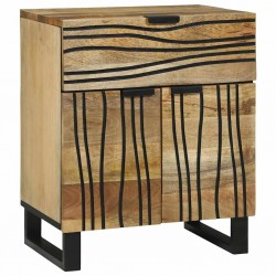 Sonata H Нощен шкаф Кафяво 50 x 33 x 60 см мангово дърво масив - Noptiere