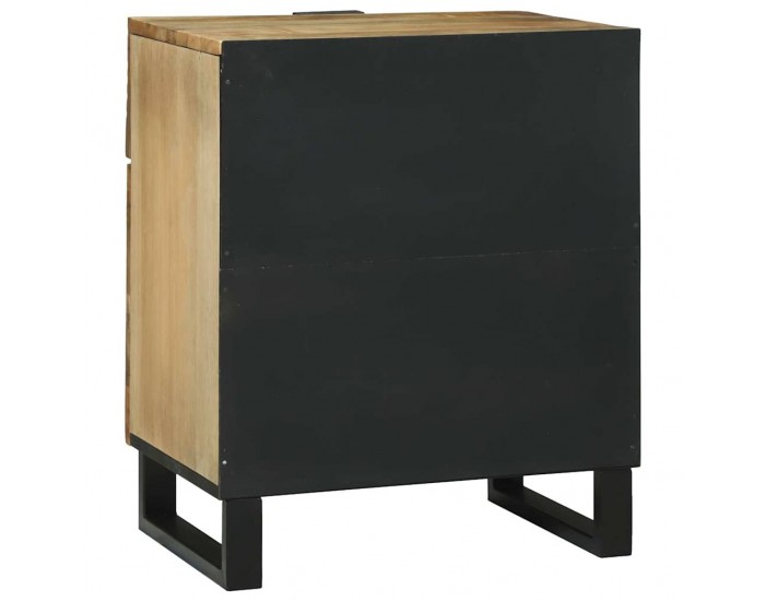 Sonata H Нощен шкаф Кафяво 50 x 33 x 60 см мангово дърво масив