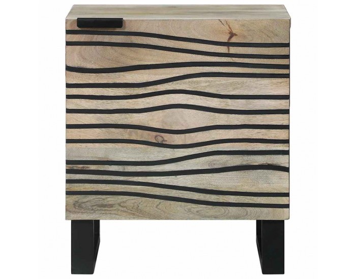 Sonata H Нощни маси 2 pcs Естествен 40 x 33 x 46 см мангово дърво масив