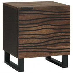 Sonata H Нощен шкаф Орех 40 x 33 x 46 см мангово дърво масив - Noptiere