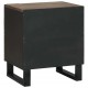 Sonata H Нощен шкаф Орех 40 x 33 x 46 см мангово дърво масив